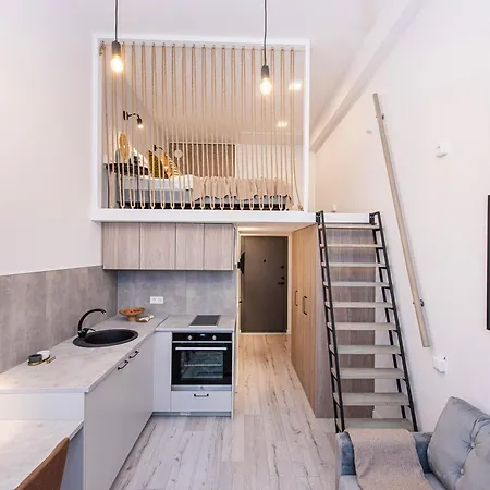 شقة Sigma Skyline Lofts By Reside Baltic